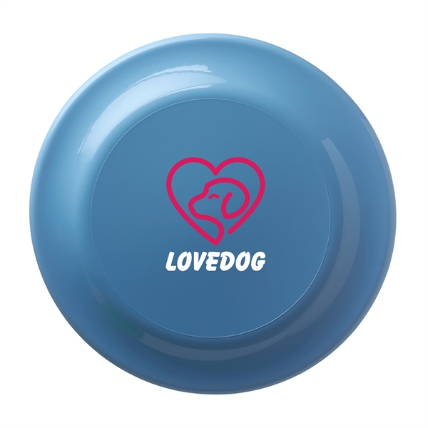 9.25" hard plastic flying disc with two-color imprint.... from ASI 62088 IDProductsource