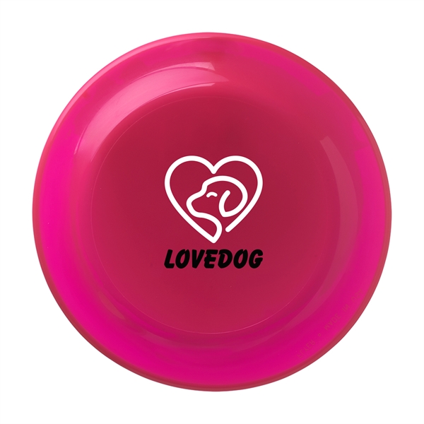 9.25" hard plastic flying disc with two-color imprint.... from ASI 62088 IDProductsource