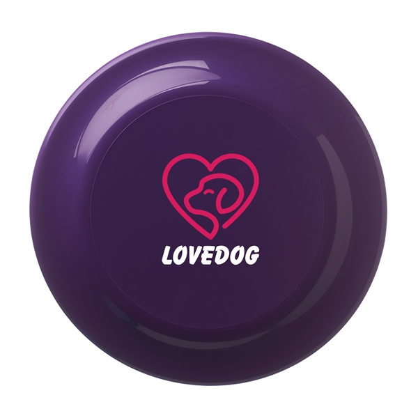 9.25" hard plastic flying disc with two-color imprint.... from ASI 62088 IDProductsource