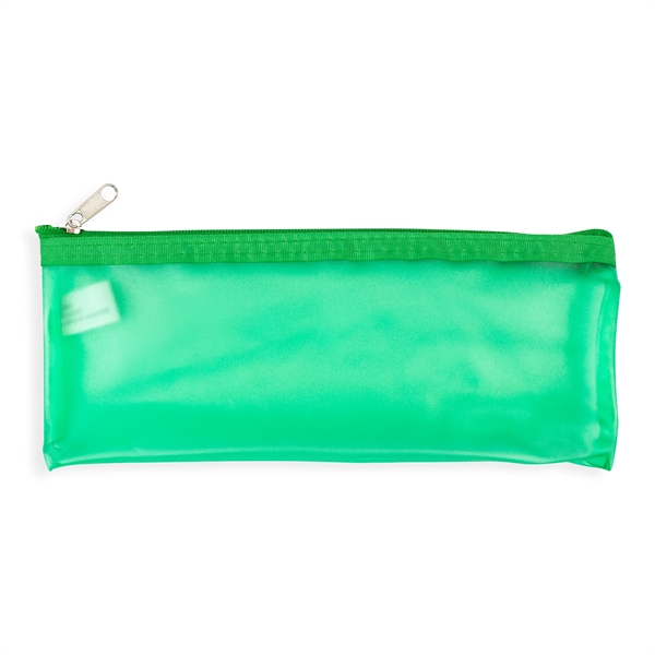 3.5"H x 8.25"W Pencil pouch with zipper closure and CPSIA compliant.... from ASI 54040 Fey Promo / Fey Binders and Organization Solutions