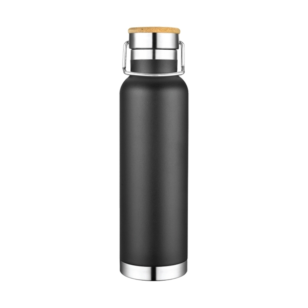 20-oz. double walled, vacuum insulated, stainless steel water bottle with screw-on... from ASI 57655 STOPNGO Line