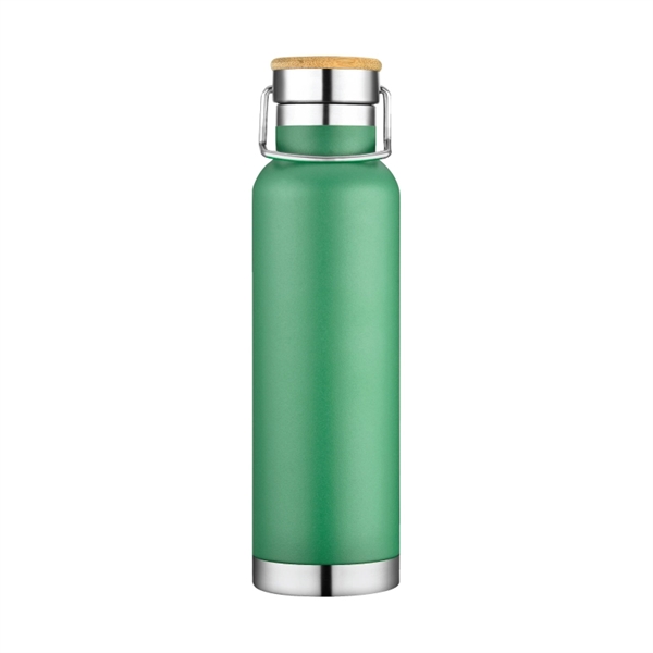 20-oz. double walled, vacuum insulated, stainless steel water bottle with screw-on... from ASI 57655 STOPNGO Line