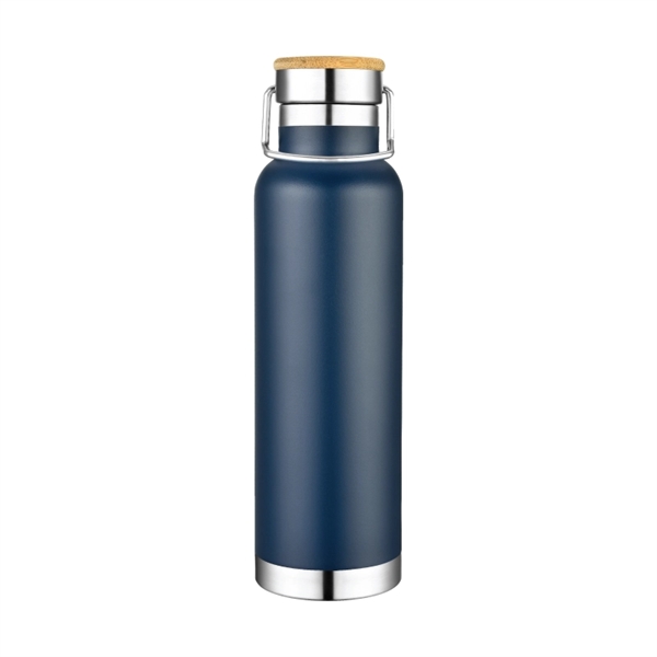 20-oz. double walled, vacuum insulated, stainless steel water bottle with screw-on... from ASI 57655 STOPNGO Line