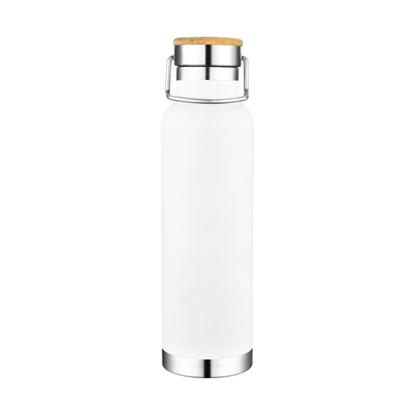 20-oz. double walled, vacuum insulated, stainless steel water bottle with screw-on... from ASI 57655 STOPNGO Line