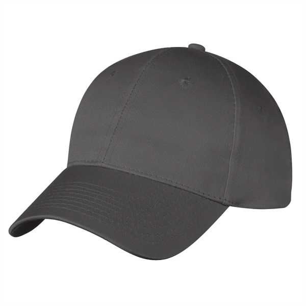 100% Cotton Twill, 6 Panel, Medium Profile Cap, Structured Crown &... from ASI 61125 Hit Promotional Products / Hit®