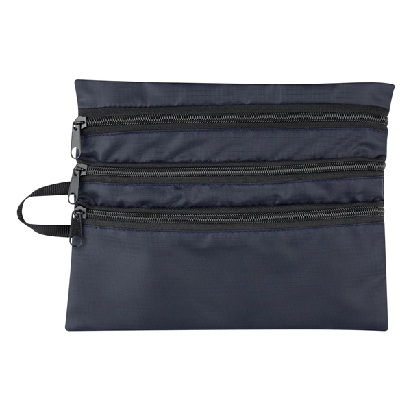 Travel bag made of polyester ripstop that measures 9" x 7"... from ASI 61125 Hit Promotional Products / Hit®