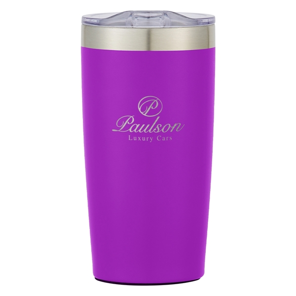 20 oz. travel mug with spill-resistant lid and double-wall insulation... from ASI 61125 Hit Promotional Products / Hit®