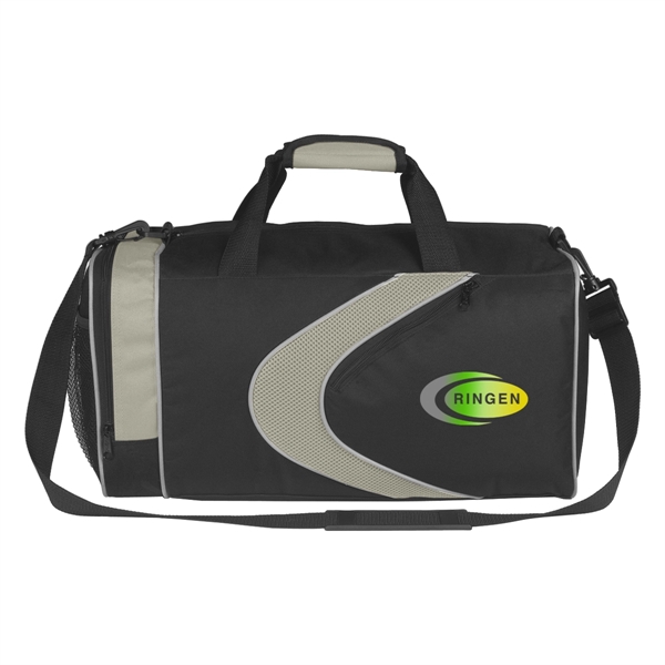 Sports duffel bag with top zippered compartment and shoulder strap.... from ASI 61125 Hit Promotional Products / Hit®
