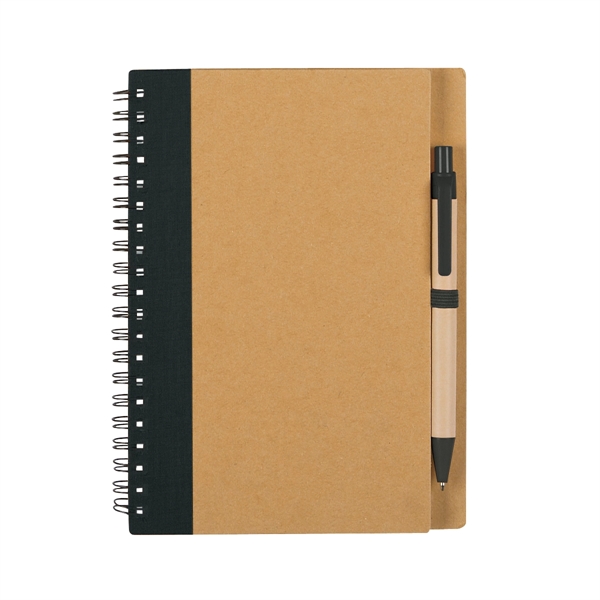 Eco spiral notebook and pen.... from ASI 61125 Hit Promotional Products / Hit®