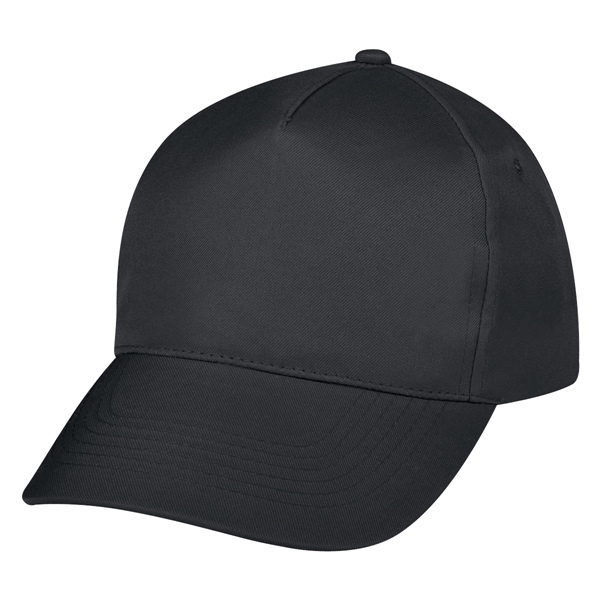 5-panel polyester hat with adjustable self-material strap with hook and loop... from ASI 61125 Hit Promotional Products / Hit®