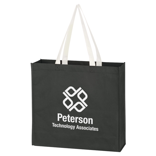 Non-Woven Tote Bag.  Made of 80 Gram Non-Woven, Coated Water-Resistant... from ASI 61125 Hit Promotional Products / Hit®