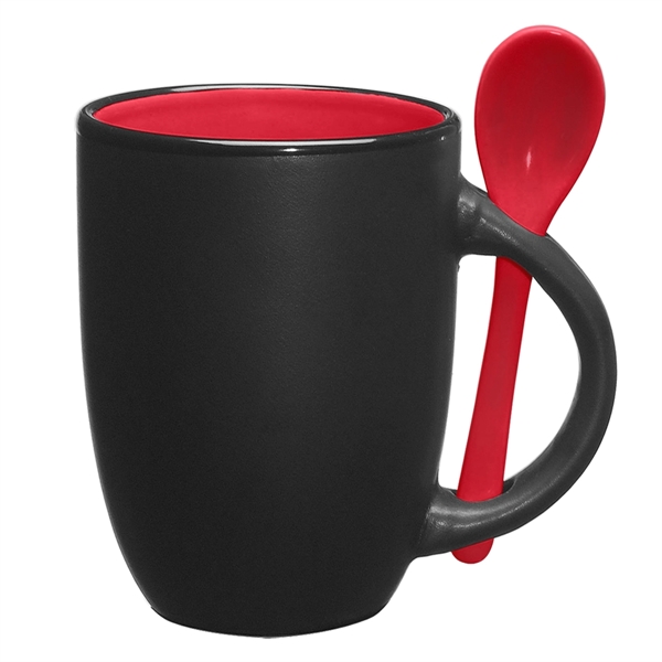 12 oz. mug with removable matching spoon... from ASI 61125 Hit Promotional Products / Hit®