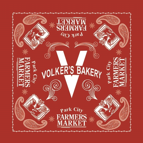 22" x 22" rotary-printed bandana made of 100% cotton.... from ASI 44020 Bandanna Promotions By CARO-LINE / Bandanna Promotions