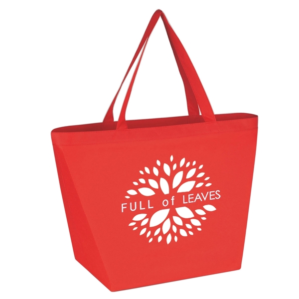 Non-Woven Budget Shopper Tote Bag.  Made of 80 Gram Non-Woven,... from ASI 61125 Hit Promotional Products / Hit®