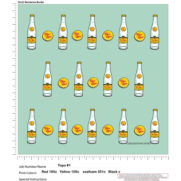 Customizable bandannas made of 100% cotton; made in the USA.... from ASI 44020 Bandanna Promotions By CARO-LINE / Bandanna Promotions