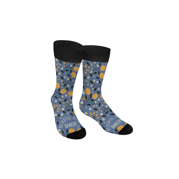 Full-color direct-to-garment printed socks, perfect for unique branding, no sublimation!... from ASI 45657 Pop! Promos