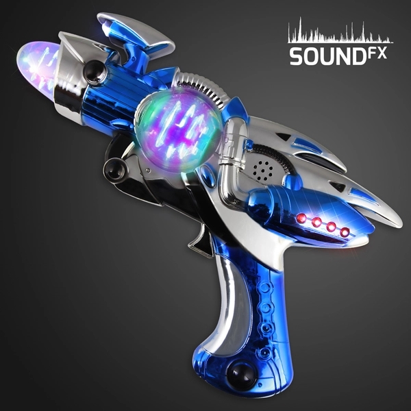 Blank or imprinted light up sound effects gun.... from ASI 34194 ALightPromos / Alight Promotional Products