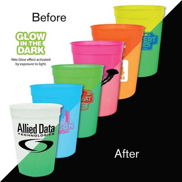 12 oz. Glow in the dark stadium cup.... from ASI 30270 Aakron Line