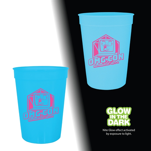 12 oz. Glow in the dark stadium cup.... from ASI 30270 Aakron Line