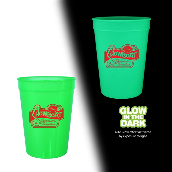 12 oz. Glow in the dark stadium cup.... from ASI 30270 Aakron Line