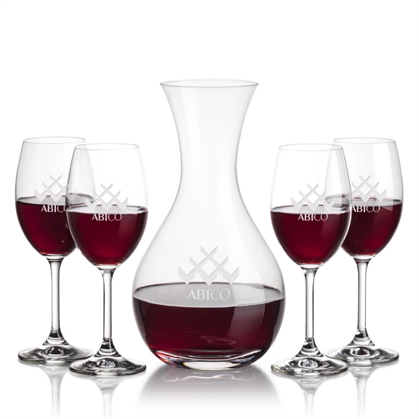 The Lead-Free Crystalline Adelita Carafe features a classic decanting shape and... from ASI 84592 St Regis Group
