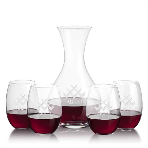 The Lead-Free Crystalline Adelita Carafe features a classic decanting shape and... from ASI 84592 St Regis Group