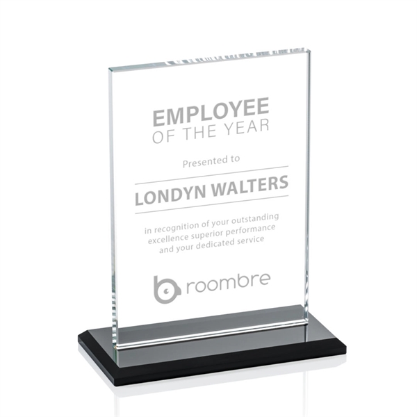 The Algoma in 3/8" starfire glass is a flat-edged rectangle on... from ASI 84592 St Regis Group / Prestige Glass