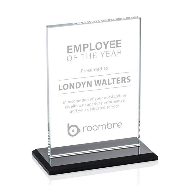 The Algoma in 3/8" starfire glass is a flat-edged rectangle on... from ASI 84592 St Regis Group / Prestige Glass