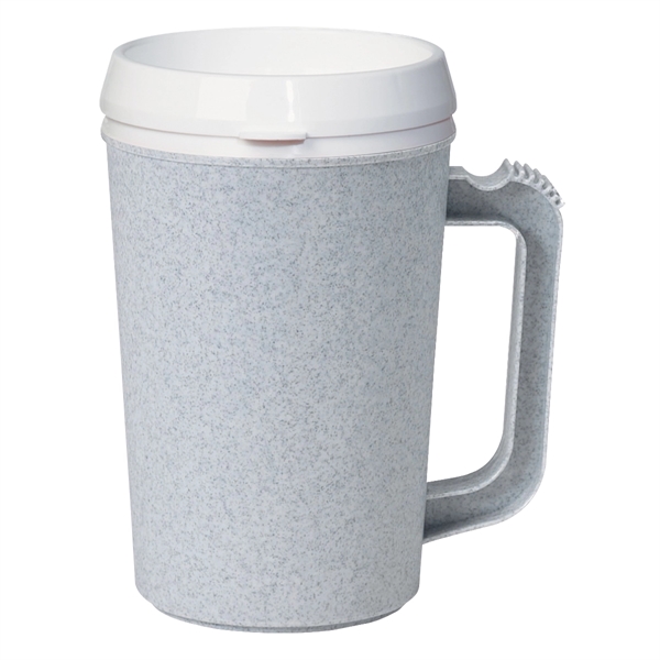 22 Oz. Thermo Insulated Mug. Matte Finish.  Double Wall Construction... from ASI 61125 Hit Promotional Products / Hit®