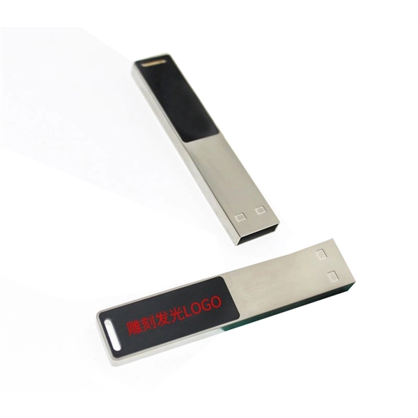 USB Flash Drive Stick with 1 color laser engraved LED logo... from ASI 37218 Athena Promo (tm)
