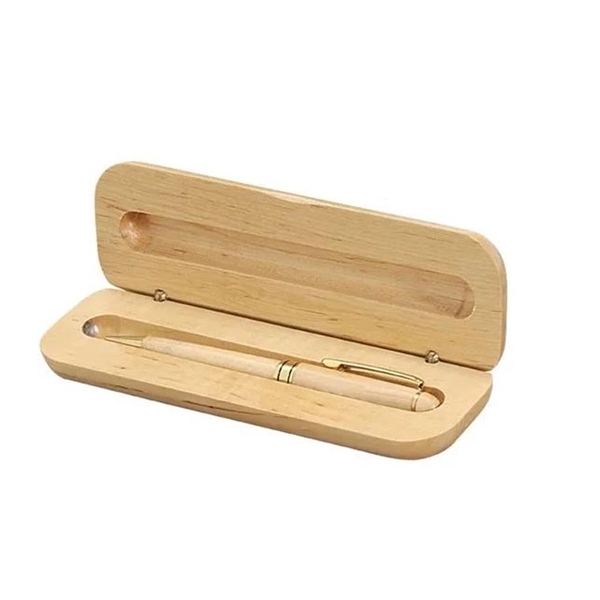 Pen/Pencil case made of solid wood... from ASI 40544 Binaco