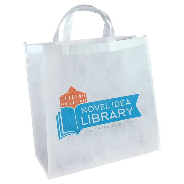 15.75" x 15.75" x 7" gusset custom printed PET bag.... from ASI 92531 Unique Custom Products / UCP