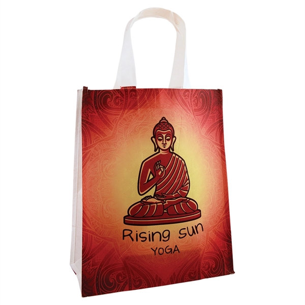 10" x 12" & 5.5" gusset custom printed shoulder bag.... from ASI 92531 Unique Custom Products / UCP