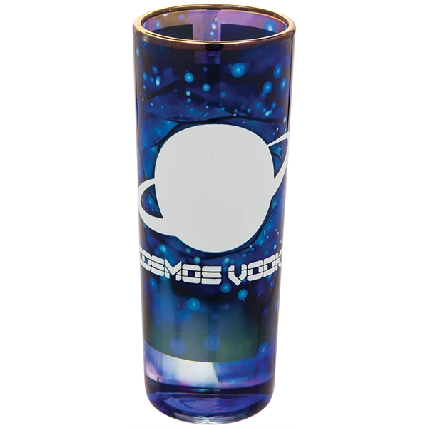 2.5 oz. printed shot glass with gold rim.... from ASI 92531 Unique Custom Products / UCP