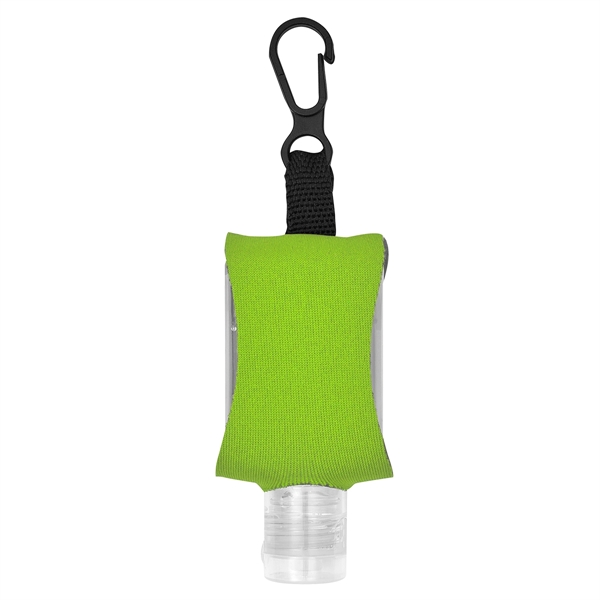 5 oz. bottle of 62% sanitizer with EVA sleeve and clip.... from ASI 61125 Hit Promotional Products / Hit®