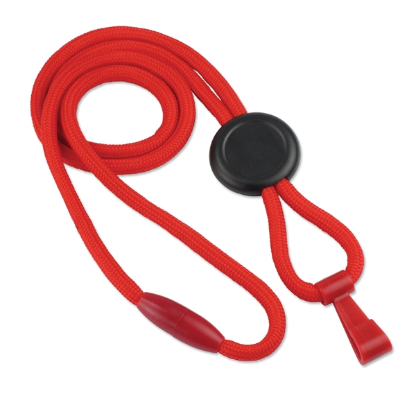 No-flip lanyard with "twist-free" wide plastic hook and 3/4" slider. Guaranteed... from ASI 79898 Promovision / PROMOVISION