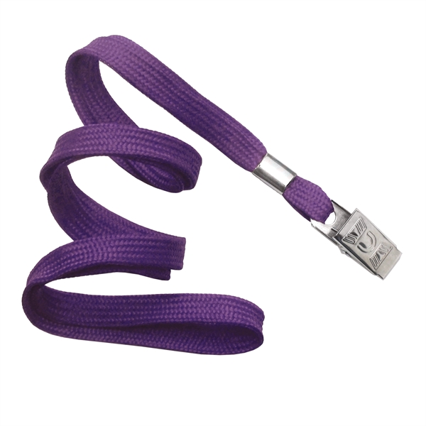 Available Same Day! These blank flat braided polyester lanyards come with... from ASI 79898 Promovision