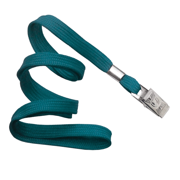 Available Same Day! These blank flat braided polyester lanyards come with... from ASI 79898 Promovision
