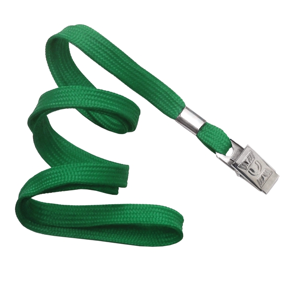 Available Same Day! These blank flat braided polyester lanyards come with... from ASI 79898 Promovision