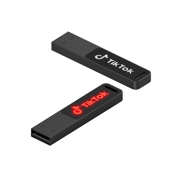 USB 2.0 LED Logo USB Flash Drive Sticks with 1 color... from ASI 37218 Athena Promo (tm)