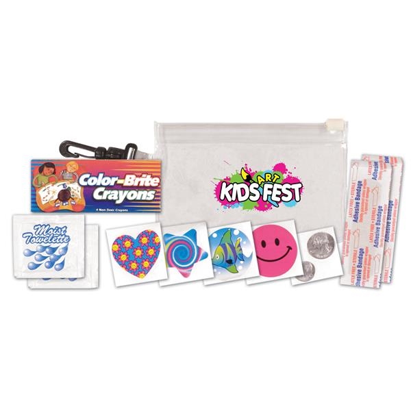 Fun kit with bag, crayons, pad, towelettes, bandages and more, full... from ASI 30270 Aakron Line