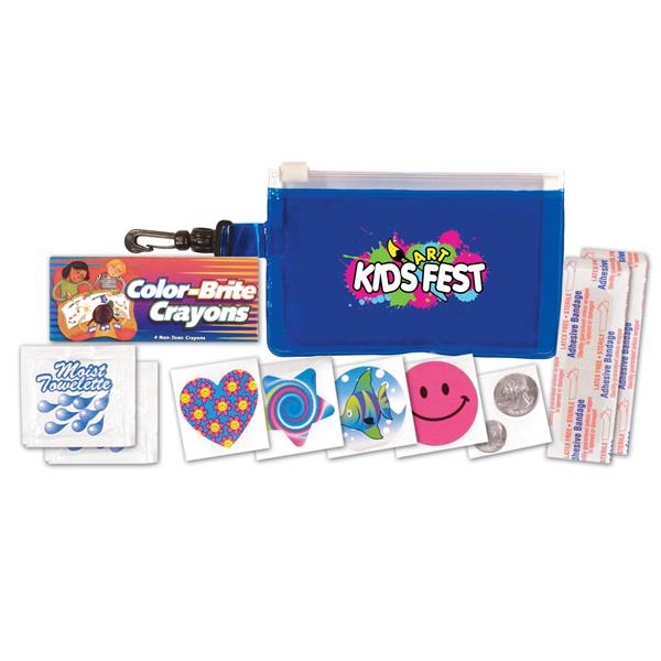 Fun kit with bag, crayons, pad, towelettes, bandages and more, full... from ASI 30270 Aakron Line