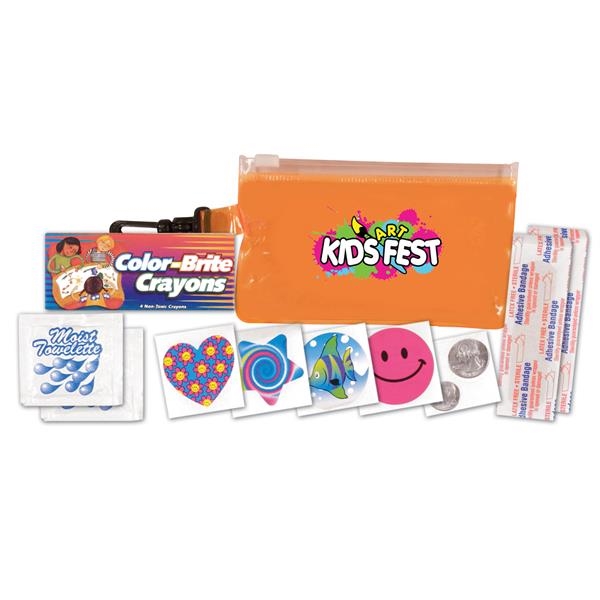 Fun kit with bag, crayons, pad, towelettes, bandages and more, full... from ASI 30270 Aakron Line