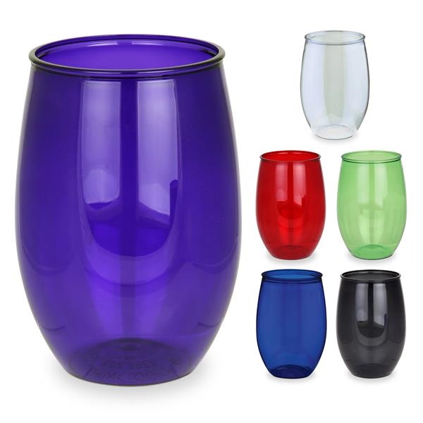 Chalice 16 oz. Stemless Wine Cup made of PET.... from ASI 46755 Cosmo Promos