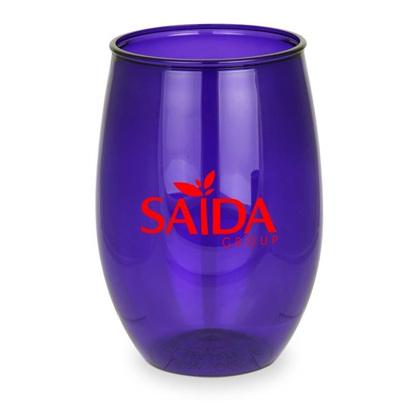 Chalice 16 oz. Stemless Wine Cup made of PET.... from ASI 46755 Cosmo Promos