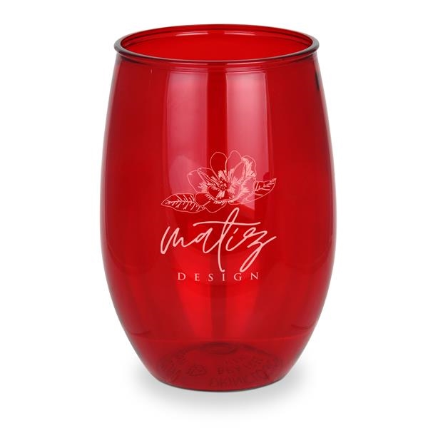 Chalice 16 oz. Stemless Wine Cup made of PET.... from ASI 46755 Cosmo Promos