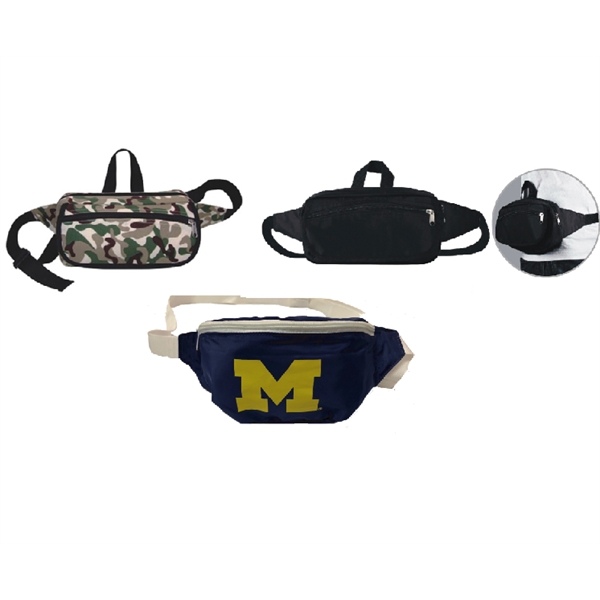 Fanny pack nylon with zippered pouch.... from ASI 31977 Adline Industries Inc