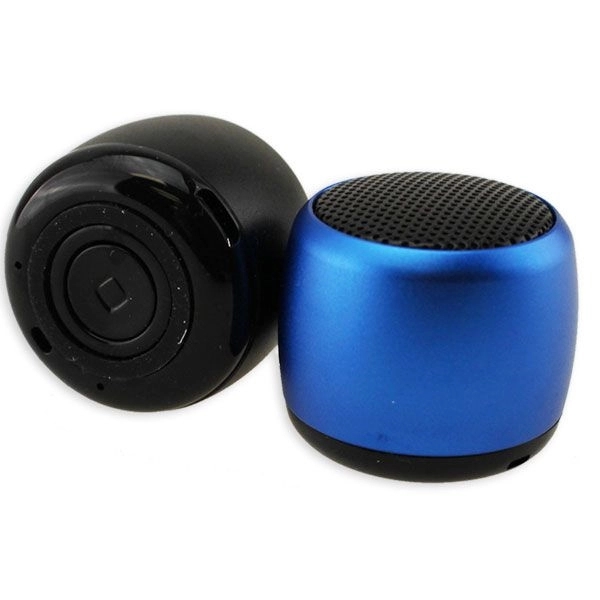 Palm-sized wireless speaker with lanyard and customization options.... from ASI 63776 KTI Networks Inc / KTI Promo