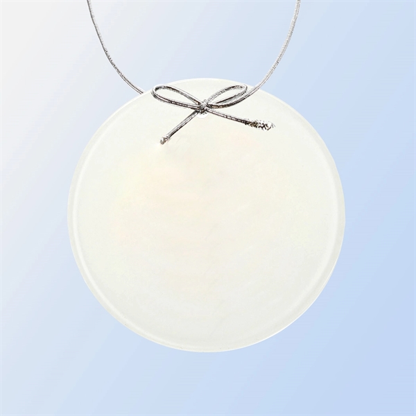 White Circle Ornament... from ASI 31517 Admart Products / Admart Line
