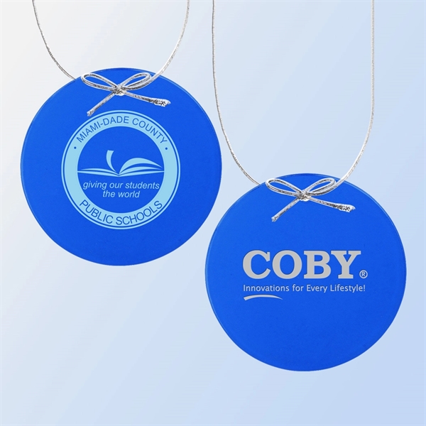 Colored Circle Ornament - Blue... from ASI 31517 Admart Products / Admart Line
